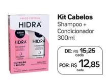 Oferta de Hidra - Kit Cabelos Shampoo + Condicionador por R$12,85 em Drogal