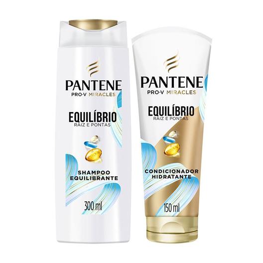 Oferta de Kit Shampoo Pantene Equilíbrio Raiz e Pontas 300ml + Condicionador 150ml por R$24,49 em Drogal