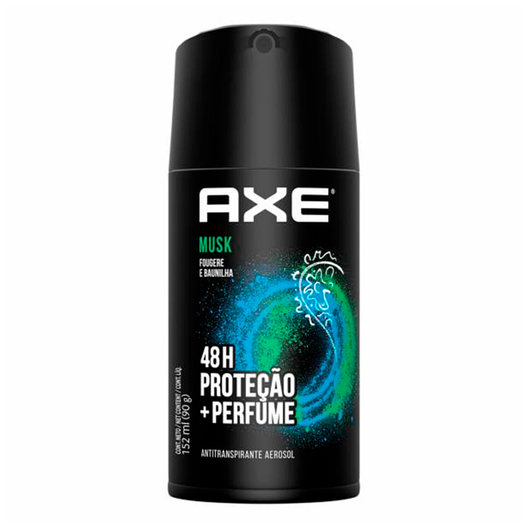 Oferta de Desodorante Antitranspirante Axe Musk Fougere E Baunilha 152ml por R$7,99 em Drogal