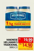 Oferta de Hellmann's - Maionese Tradicional por R$19,99 em Compre Mais