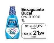 Oferta de Oral-B - Enxaguante Bucal por R$21,99 em Drogal