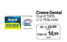 Oferta de Oral-b - Creme Dental 100% por R$14,99 em Drogal