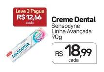 Oferta de Sensodyne - Creme Dental Linha Avançada por R$18,99 em Drogal