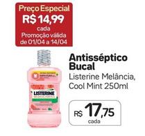 Oferta de Listerine - Antisséptico Bucal por R$17,75 em Drogal
