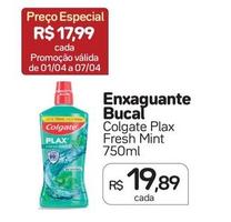 Oferta de Colgate - Enxaguante Bucal Plax Fresh Mint por R$19,89 em Drogal