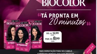 Oferta de Biocolor - Tá Pronta Em 20 Minutos por R$8,99 em Drogal