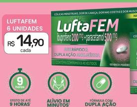 Oferta de Luftafem 6 Unidades por R$14,9 em Drogal