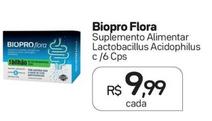 Oferta de Biopro Flora - Suplemento Alimentar Lactobacillus Acidophilus por R$9,99 em Drogal