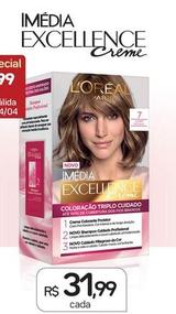 Oferta de L'oréal - Excellence Creme Permanent Hair por R$31,99 em Drogal