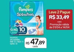 Oferta de Pampers - Splashers por R$47,89 em Drogal
