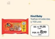 Oferta de Kind Baby - Toalhas Umedecidas por R$8,99 em Drogal