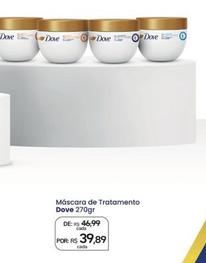 Oferta de Dove - Máscara De Tratamento por R$39,89 em Drogal