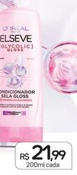 Oferta de L'oréal - Condicionador Sela Gloss por R$21,99 em Drogal
