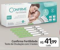 Oferta de Confirme Fertilidade - Teste De Ovulacao Com 5 Testes por R$41,99 em Drogal