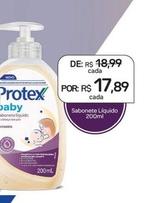 Oferta de Protek Baby - Sabonete Líquido por R$17,89 em Drogal