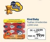 Oferta de Kind Baby - Toalhas Umedecidas por R$19,99 em Drogal