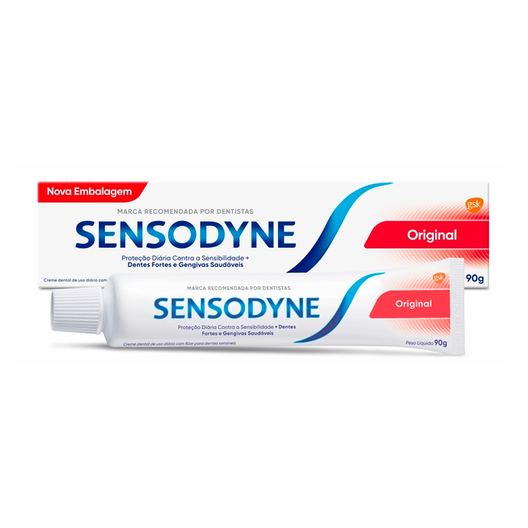 Oferta de Creme Dental Sensodyne Original 90g por R$16,99 em Drogal