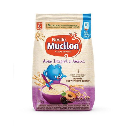 Oferta de Cereal Infantil Mucilon Aveia e Ameixa 180g por R$84,49 em Drogal