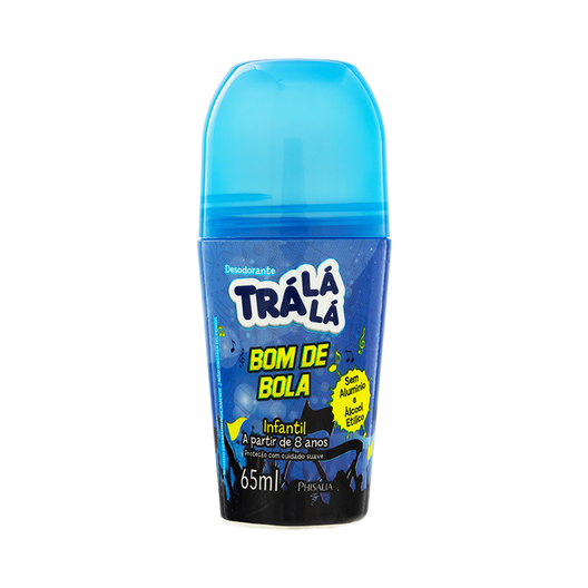 Oferta de Desodorante Roll-On Infantil Trá Lá Lá Bom de Bola 65ml por R$8,99 em Drogal