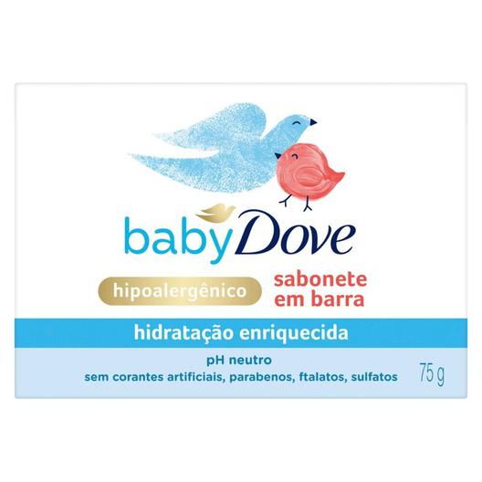 Oferta de Sabonete em Barra Baby Dove Hidratação Enriquecida 75g por R$4,55 em Drogal