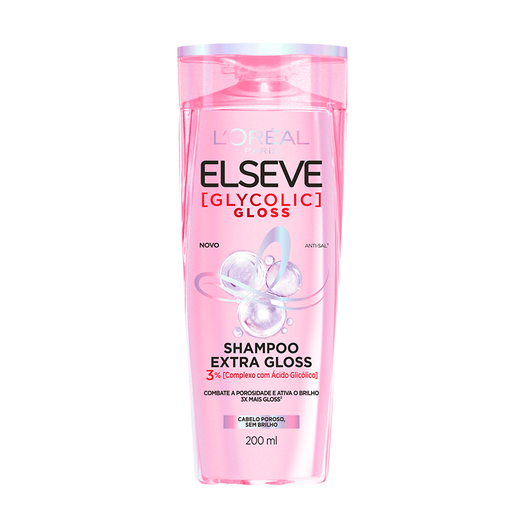 Oferta de Shampoo Elseve Glycolic Gloss 200ml por R$15,59 em Drogal