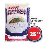 Oferta de Komabem - Arroz por R$25,99 em Tonin Superatacado