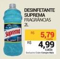 Oferta de Suprema - Desinfetante por R$5,79 em Compre Mais