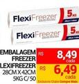 Oferta de Flexifreezer - Embalagem Freezer por R$8,49 em Compre Mais