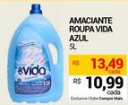 Oferta de Vida - Amaciante Roupa Azul  por R$13,49 em Compre Mais