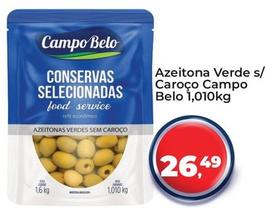 Oferta de Campo Belo - Azeitona Verde S/Caroço por R$26,49 em Tonin Superatacado