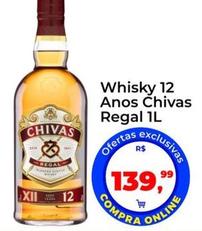 Oferta de Chivas Regal - Whisky 12 Anos  por R$139,99 em Tonin Superatacado
