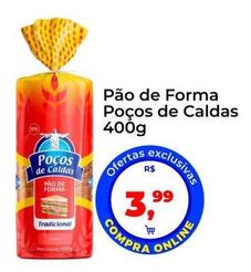 Oferta de Poços De Caldas - Pão De Forma  por R$3,99 em Tonin Superatacado