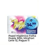 Oferta de Mirafiori - Papel Higiênico Folha Dupla por R$14,99 em Tonin Superatacado