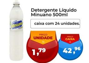Oferta de Minuano - Detergente Líquido por R$1,79 em Tonin Superatacado