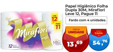 Oferta de Mirafiori - Papel Higiênico Folha Dupla por R$13,69 em Tonin Superatacado