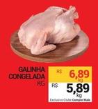 Oferta de Galinha Congelada por R$5,89 em Compre Mais