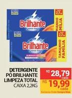 Oferta de Brilhante - Detergente Pó Limpeza Total por R$28,79 em Compre Mais