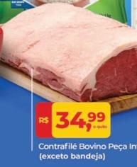 Oferta de Contrafilé Bovino por R$34,99 em Tonin Superatacado