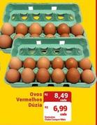 Oferta de Ovos Vermelhos Dúzia por R$6,99 em Compre Mais
