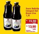 Oferta de Del Nono - Suco Bebida Integral Uva por R$13,9 em Compre Mais