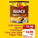 Oferta de Iguaçu - Café Solúvel Tradicional por R$16,9 em Compre Mais