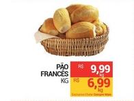 Oferta de Pão Francês por R$9,99 em Compre Mais