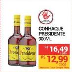 Oferta de Presidente - Conhaque por R$16,49 em Compre Mais