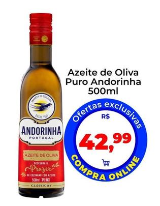 Oferta de Andorinha - Azeite De Oliva Puro  por R$42,99 em Tonin Superatacado