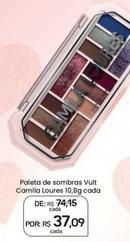Oferta de Camila Loures - Paleta De Sombras Vult por R$37,09 em Drogal