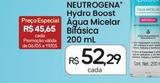 Oferta de Neutrogena - Hydro Boost Preço Especial Agua Micelar por R$52,29 em Drogal