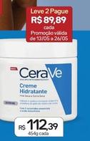 Oferta de Cerave - Creme Hidratante por R$112,39 em Drogal