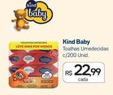 Oferta de Kind Baby - Toalhas Umedecidas por R$22,99 em Drogal