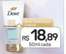Oferta de Dove - Creme Leave In Bond por R$18,89 em Drogal