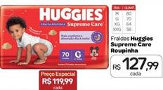 Oferta de Huggies - Fraldas Supreme Care Roupinha por R$127,99 em Drogal
